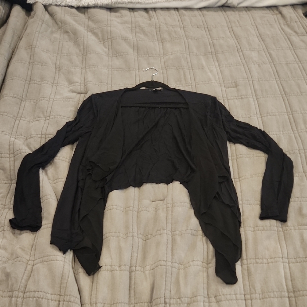 Express Women's Black Draped Cardigan Size M!